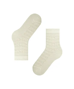 Falke Ankelstrømper/ Sokker<2010 OFF-WHITE - Granny Square SO Socks