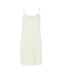 Lady Avenue Underkjoler/ Negligé|Undertøj<00 OFF-WHITE - LA - Bamboo Underwear Basic Slip