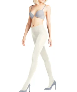Falke Strømpebukser/ Leggings<2040 OFF-WHITE - Softmerino TI Tights