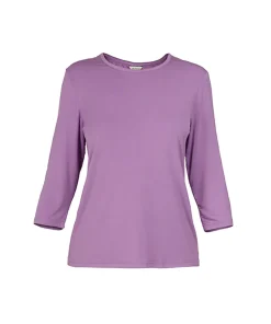 Lady Avenue Top/ Loungeshirt/ Pyjamas|Pyjamas/ Loungewear<683 ORCHID LEAVES - LA - Bamboo Homewear Sleeve Pyjamas