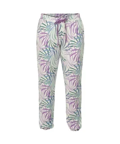 Lady Avenue Top/ Loungeshirt/ Pyjamas|Pyjamas/ Loungewear<683 ORCHID LEAVES - LA - Bamboo Homewear Sleeve Pyjamas