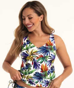 Anita Tankinier|Bikinier<009 ORIGINAL - Floral Illusion Tankini top
