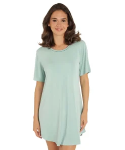 Lady Avenue Natskjorter/ Big Shirts<173 PALE GREEN - Bamboo Bigshirt