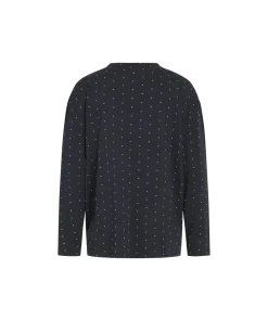 CCDK Copenhagen Top/ Loungeshirt/ Pyjamas<6016 PARISIAN NIGHT AOP - Britt L/S T-shirt