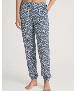 Calida Shorts/ Loungepants<488 PEACOAT BLUE - Favourites Botanic Pants