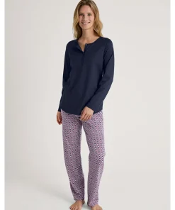 Calida Pyjamas/ Loungewear<488 PEACOAT BLUE - Lovely Nights Pyjamas