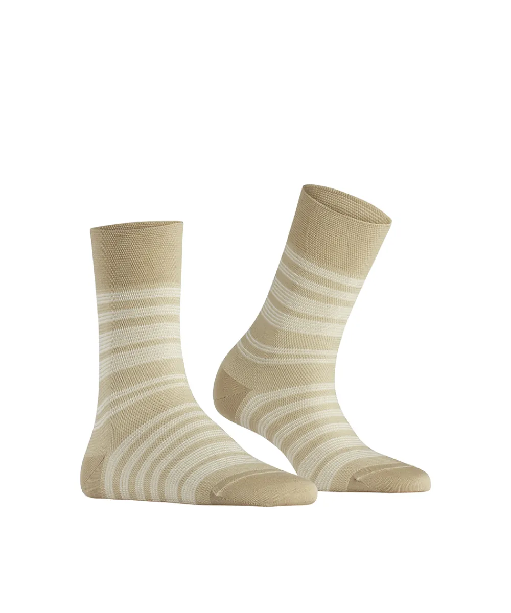 Falke Ankelstrømper/ Sokker<4020 PEARL - Sensitive Sunset Stripe Sock