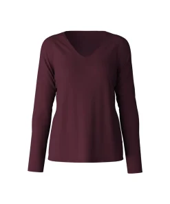Calida Top/ Loungeshirt/ Pyjamas<209 PORT ROYAL RED - Favourites Ground Shirt Long-Sleeve