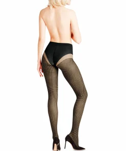Falke Strømpebukser/ Leggings<4169 POWDER - Houndstooth TI Tights
