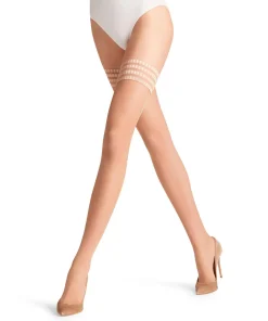 Falke Selvsiddende/ Overknee<4169 POWDER - Pure Matt 20 STU Fine Stay-Up