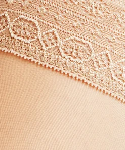 Falke Selvsiddende/ Overknee<4169 POWDER - Seidenglatt 15 STU Fine Stay-Up