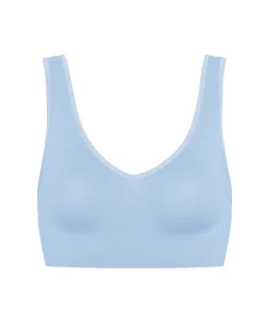 Missya Undertøj|Bh'er<047 POWDER BLUE - Lucia Bra Top Widestraps Solid
