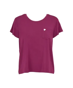 Missya Top/ Loungeshirt/ Pyjamas<073 PURPLE POTION - Softness T-shirt