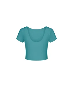 Sloggi Undertøj|Bh'er<1597 QUIET TURQUOISE - ZERO Feel 2.0 Crop Top