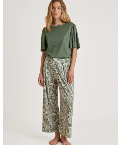 Calida Shorts/ Loungepants<891 QUILL CREME - Favourites Healing 7/8 Pants