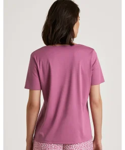 Calida Top/ Loungeshirt/ Pyjamas<276 RED VIOLET - Favourites Harmony Shirt short-sleeve