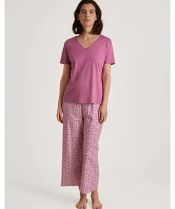Calida Top/ Loungeshirt/ Pyjamas<276 RED VIOLET - Favourites Harmony Shirt short-sleeve