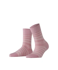 Falke Ankelstrømper/ Sokker<8793 ROSE - Sensitive Sunset Stripe Sock
