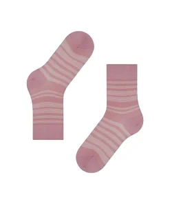 Falke Ankelstrømper/ Sokker<8793 ROSE - Sensitive Sunset Stripe Sock