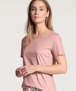 Calida Pyjamas/ Loungewear|Top/ Loungeshirt/ Pyjamas<251 ROSE BUD - Favourites Dreams Shirt Short-Sleeve