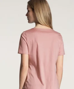 Calida Pyjamas/ Loungewear|Top/ Loungeshirt/ Pyjamas<251 ROSE BUD - Favourites Dreams Shirt Short-Sleeve