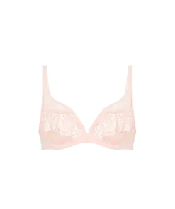 Simone Pérèle Bh'er<448 ROSE NUDE - Saga Plunge full cup