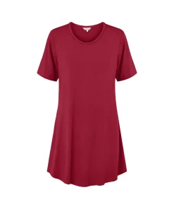 Lady Avenue Natskjorter/ Big Shirts|Natkjoler/ Underkjoler/ Chemiser<194 RUBY RED - Bamboo Bigshirt