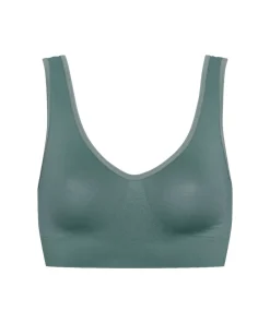 Missya Undertøj|Bh'er<026 SAGEBRUSH GREEN - Lucia Bra Top Widestraps Solid