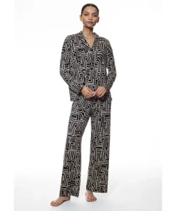 Mey Top/ Loungeshirt/ Pyjamas|Pyjamas/ Loungewear<1209 SANDCASTLE - Lovestory Pyjama Full Length