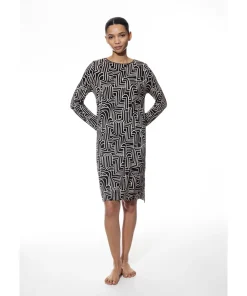 Mey Natkjoler/ Underkjoler/ Chemiser<1209 SANDCASTLE - Lovestory Sleepshirt Long Sleeve