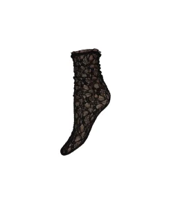 Hype The Detail Ankelstrømper/ Sokker<1100 SLATE BLACK - Lace Fall Down