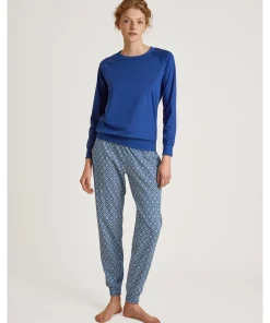 Calida Shorts/ Loungepants<409 SODALITE BLUE - Favourites Energy Pants