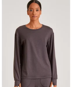 Calida Top/ Loungeshirt/ Pyjamas<327 SOFT TAUPE - DSW Warming Shirt Long-Sleeve