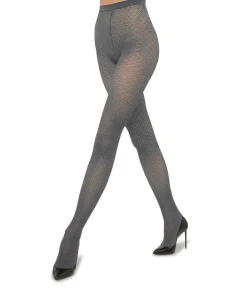 Wolford Strømpebukser/ Leggings<7538 SOFTPEWTER - Pattern Tights