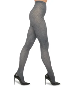 Wolford Strømpebukser/ Leggings<7538 SOFTPEWTER - Pattern Tights
