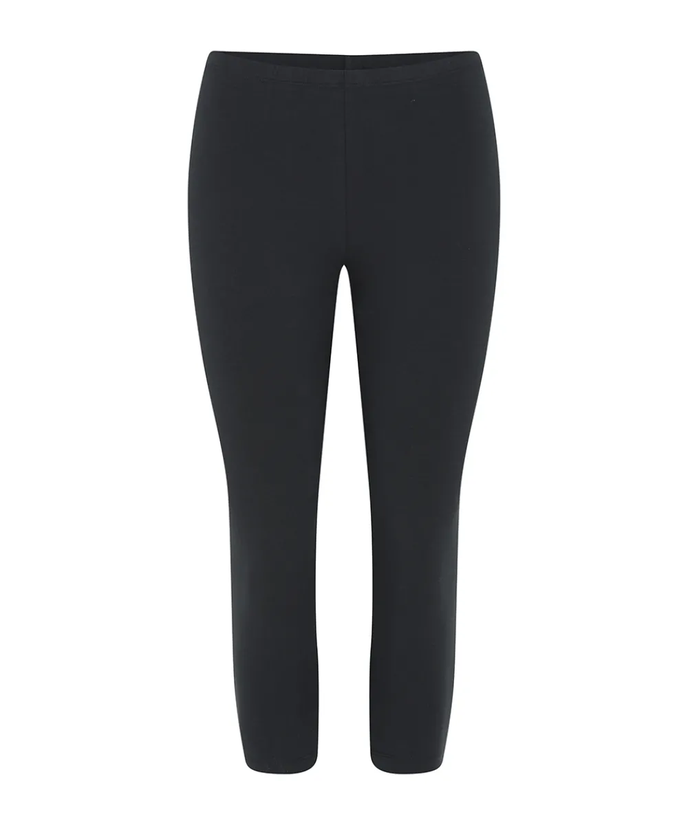 Decoy Strømpebukser/ Leggings<9 SORT - Capri, Organic