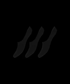 Decoy Footies/ Sneaker-strømpe<1100 SORT - Footies Thin Bamboo 3Pk