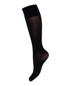 Decoy Ankelstrømper/ Sokker<1100 SORT - Kneehigh Perfectfit30 2P