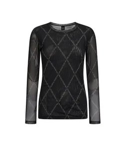 Hype The Detail Top/ Loungeshirt/ Pyjamas|Undertøj<13 SORT - Blouse W/Print