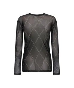 Hype The Detail Top/ Loungeshirt/ Pyjamas|Undertøj<13 SORT - Blouse W/Print