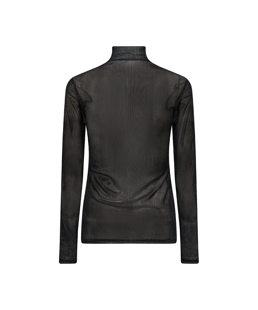 Hype The Detail Top/ Loungeshirt/ Pyjamas|Undertøj<10 SORT - Blouse W/Print