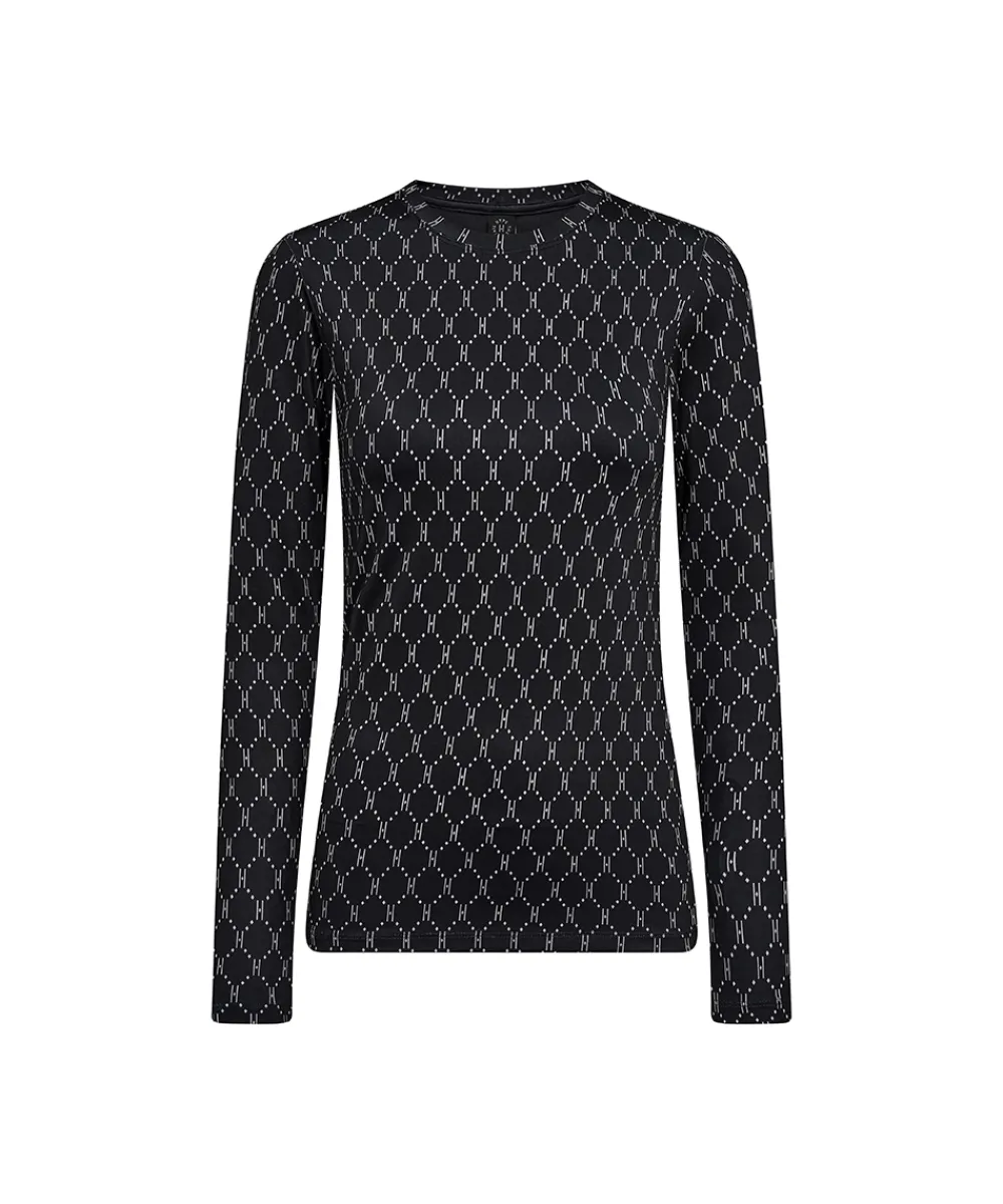 Hype The Detail Undertøj<46 SORT - Printed Blouse