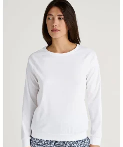 Calida Top/ Loungeshirt/ Pyjamas<910 STAR WHITE - Favourites Sleep Shirt Long-Sleeve