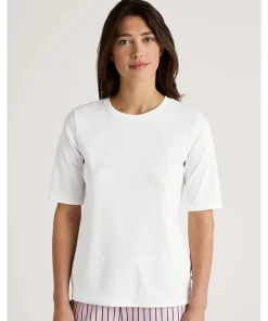 Calida Top/ Loungeshirt/ Pyjamas<910 STAR WHITE - Favourites Sleep Shirt Short-Sleeve
