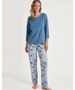 Calida Shorts/ Loungepants<490 STERLING BLUE - Favourites Element Pants