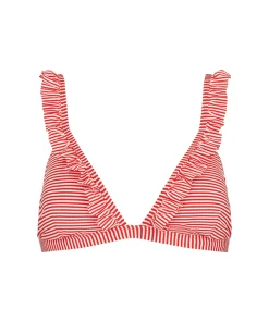 Missya Bikinier<502 SUMMER RED - Santorini Top Bikinioverdele