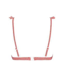 Missya Bikinier<502 SUMMER RED - Santorini Top Bikinioverdele