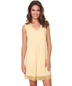 Lady Avenue Natkjoler/ Underkjoler/ Chemiser<158 SUNDRESS - Bamboo Homewear Sleeveless Nightdress