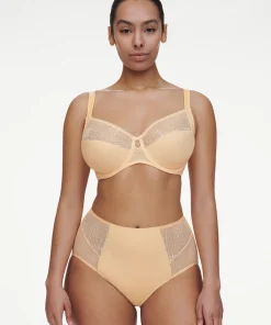 Chantelle Trusser<056 SUNFLOWER YELLOW - Intrigue Highwaisted Support Full Brief