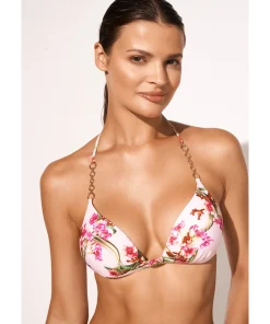 Maryan Mehlhorn Bikinier<317 TANGY PINK - Botanique Bikini Top